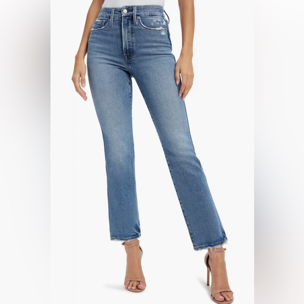 Good American Straight Leg Jeans